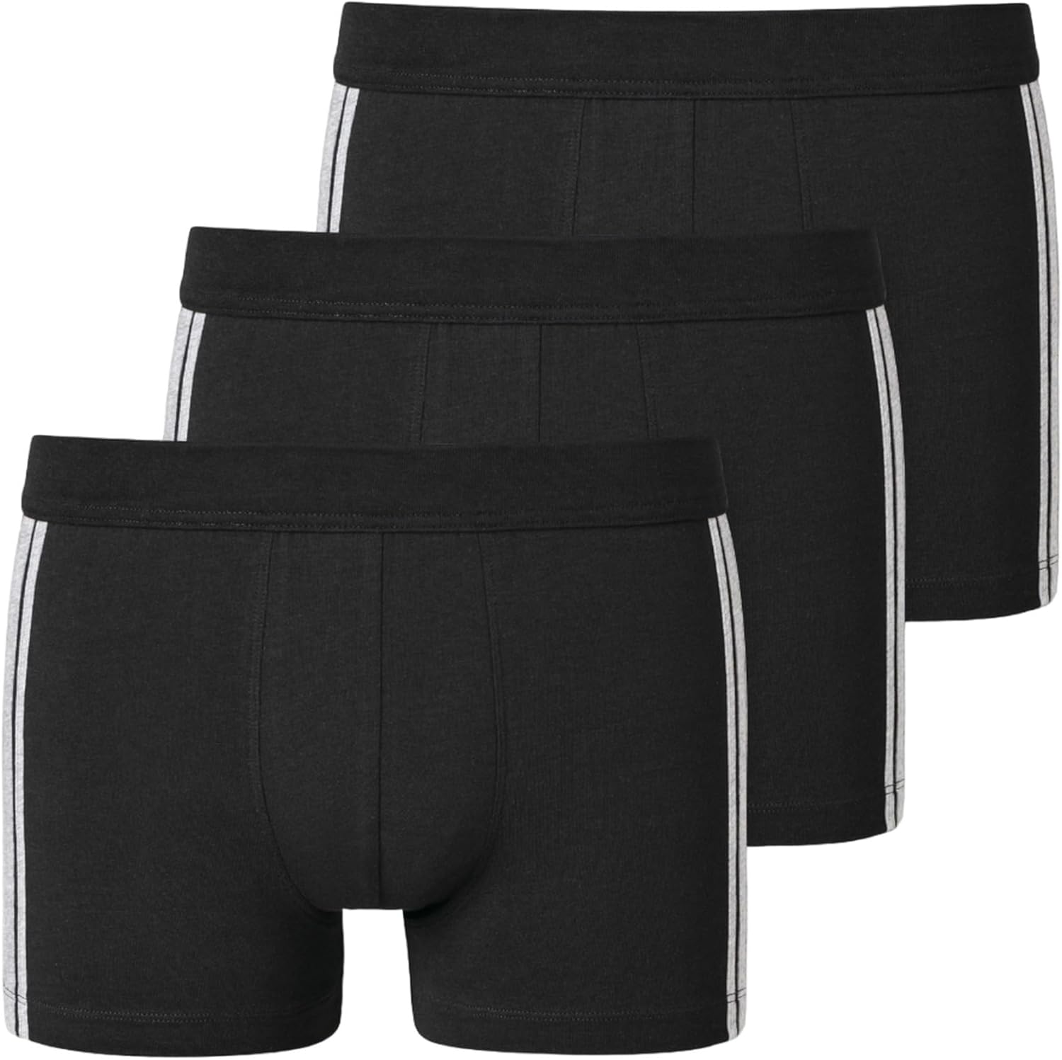 Schiesser Men's Organic Cotton Softbund Boxer Shorts with Elastic Waist